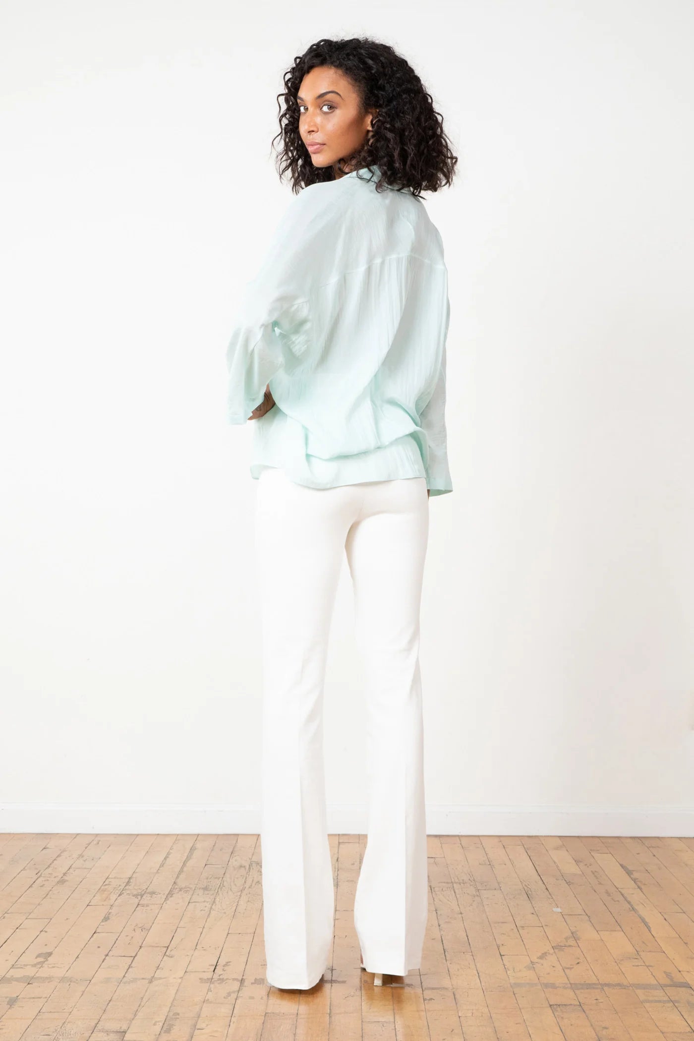Bellini Pants - Off White Denim by Avenue Montaigne — view 3