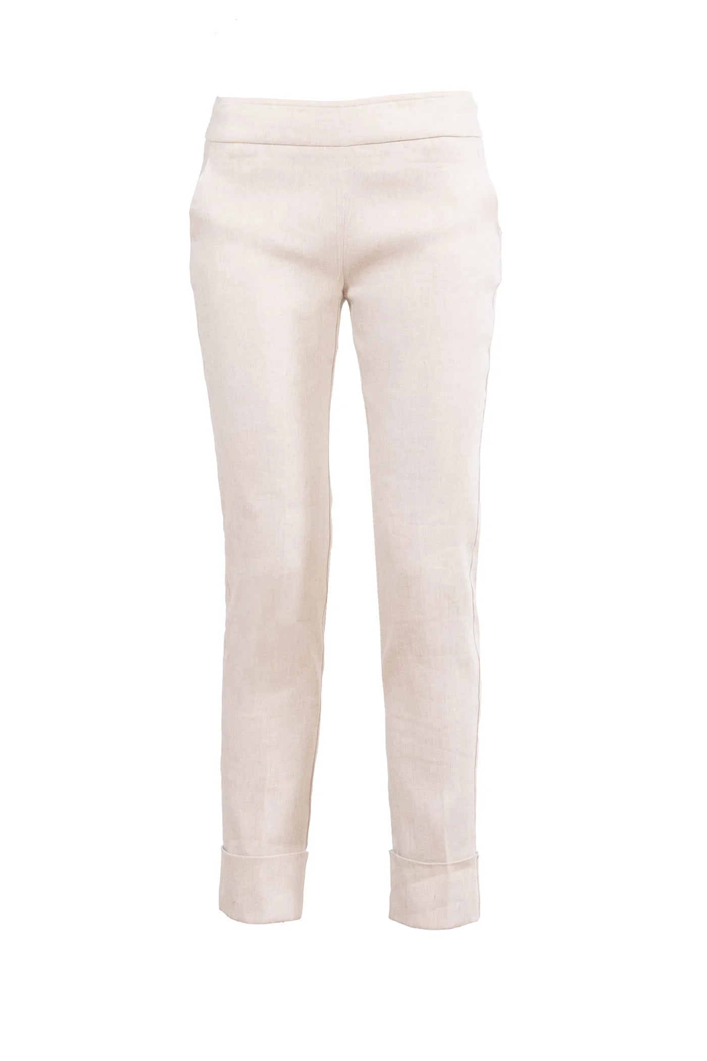 Ben Linen Pant - Oatmeal by Avenue Montaigne — view 4