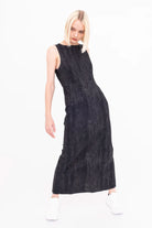 Bergenia Scuba Tank Long Dress - Black by Elaine Kim | 25 South Boutiques