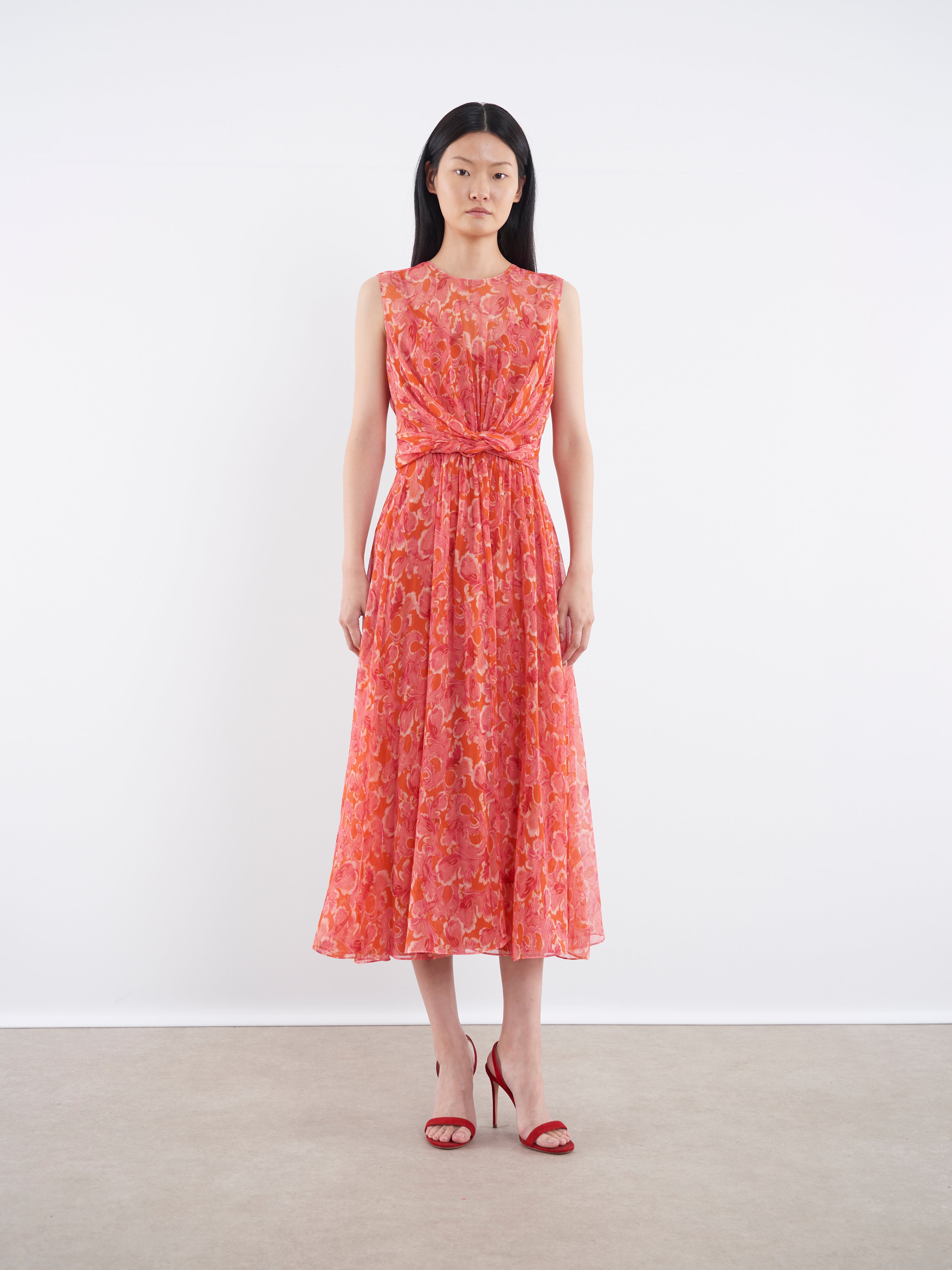 Blythe Chiffon Dress - Traceri Rouge by Saloni | 25 South Boutiques