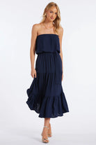 Serafina Strapless Dress - Navy by Bishop + Young — alternate view
