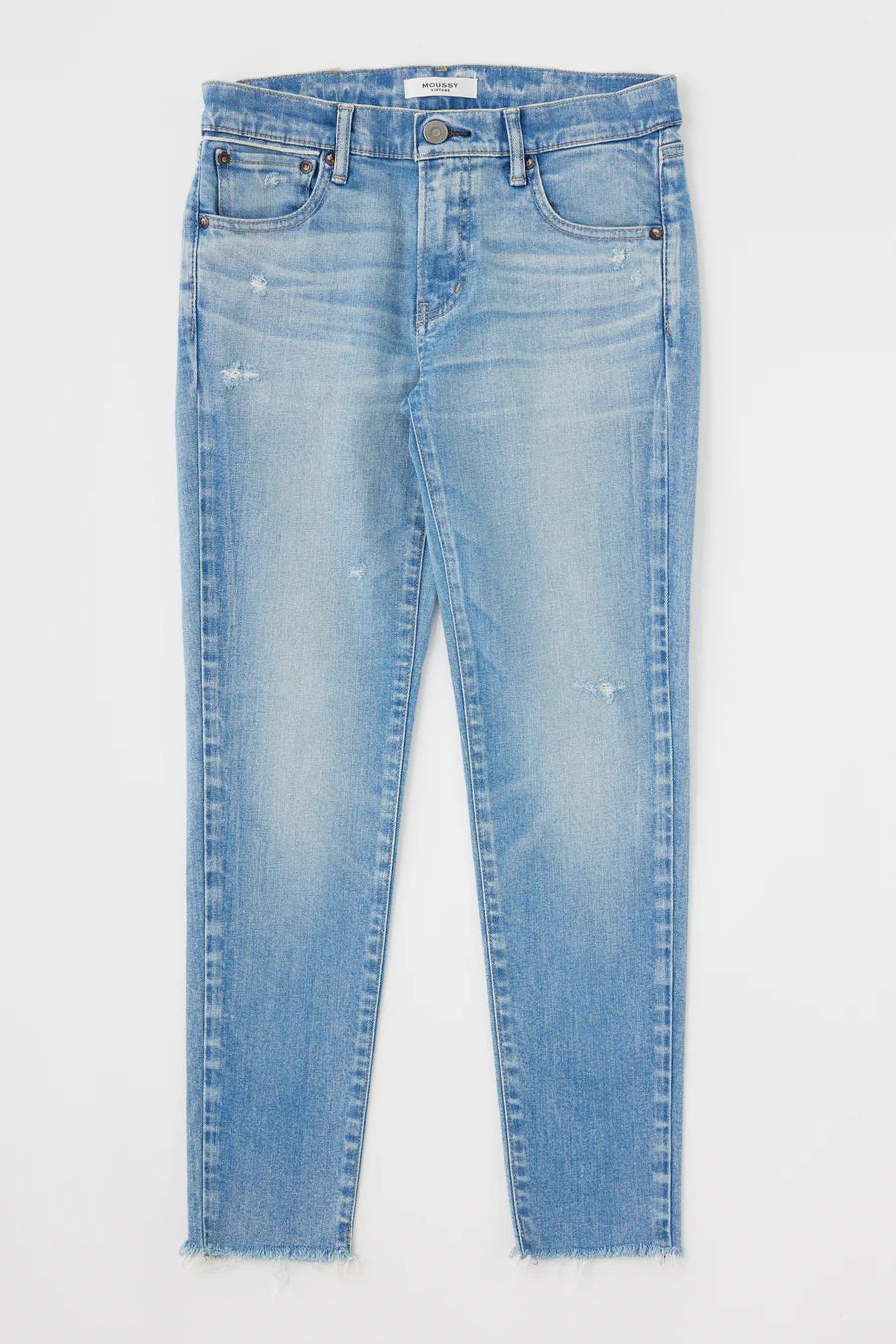 Andersonville Skinny - Light Blue by Moussy — view 4