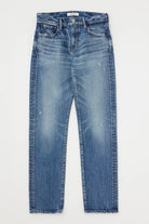 Mallard Slim Straight - Dark Blue by Moussy — view 4