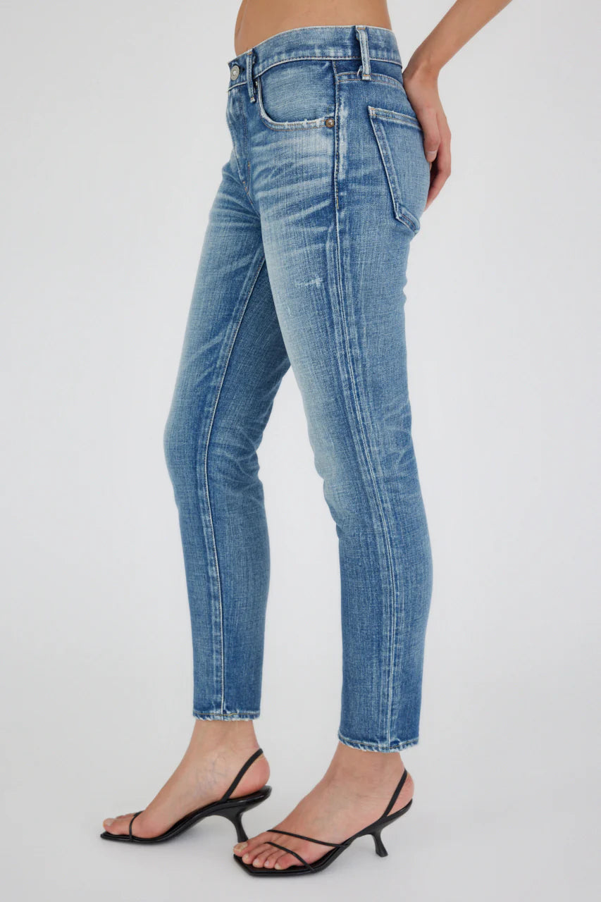 Roseleigh Skinny - Dark Blue by Moussy — alternate view