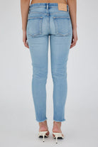 Andersonville Skinny - Light Blue by Moussy — view 3