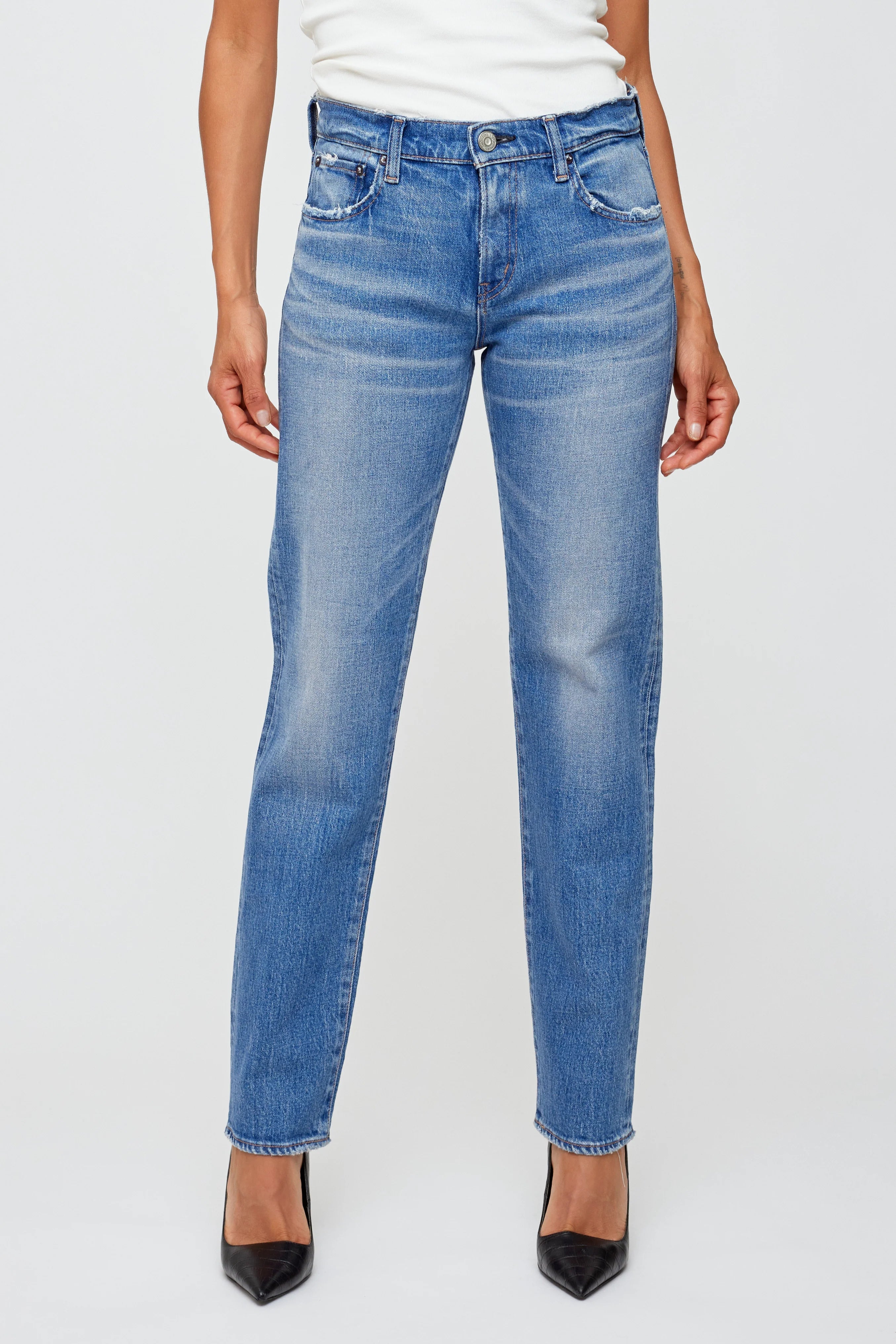 Groveland Slim Straight - Blue by Moussy | 25 South Boutiques