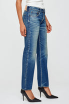 Minneola Low Rise Straight - Dark Blue by Moussy — alternate view