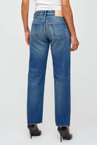 Minneola Low Rise Straight - Dark Blue by Moussy — view 3