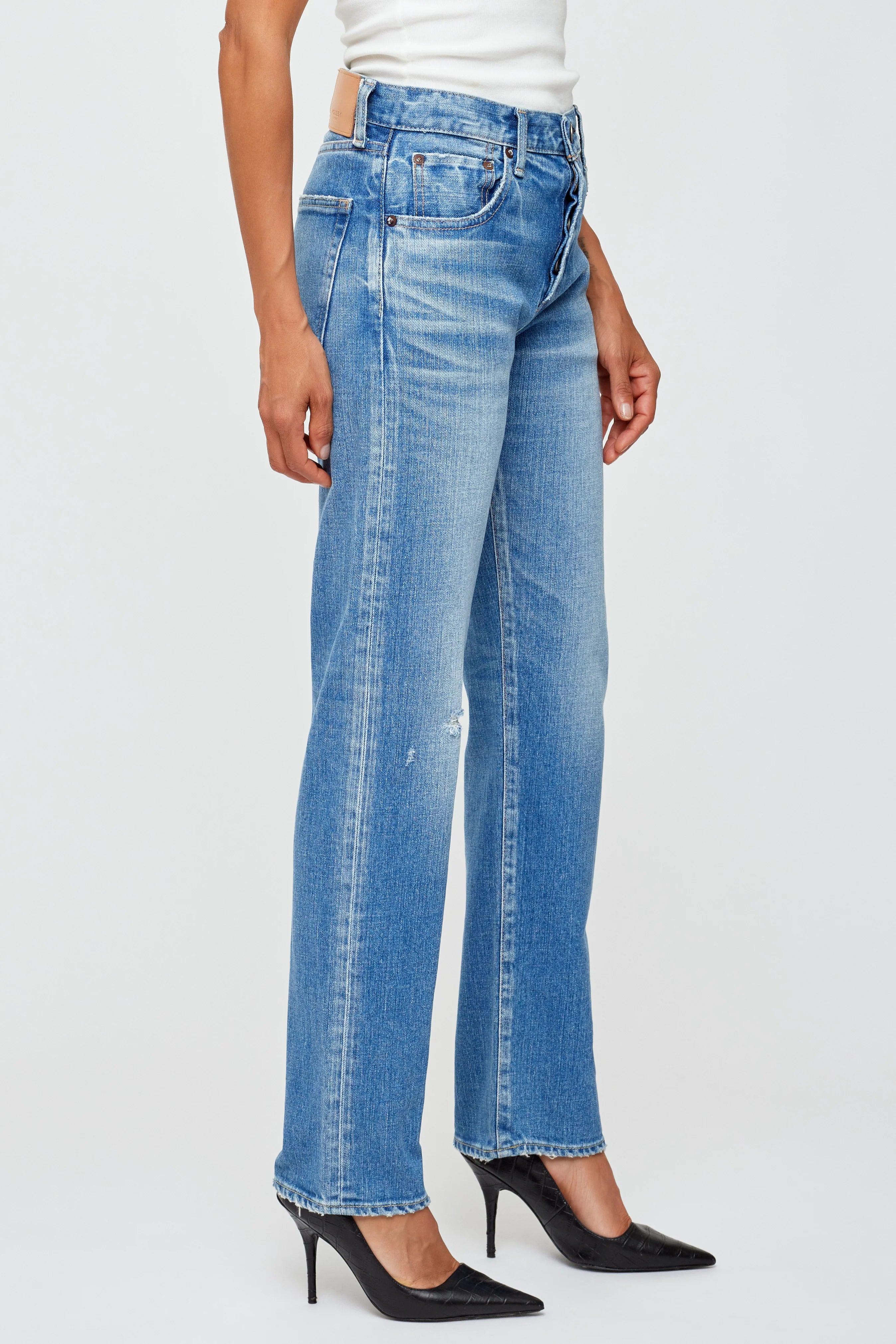 Nichols Straight - Light Blue by Moussy — alternate view
