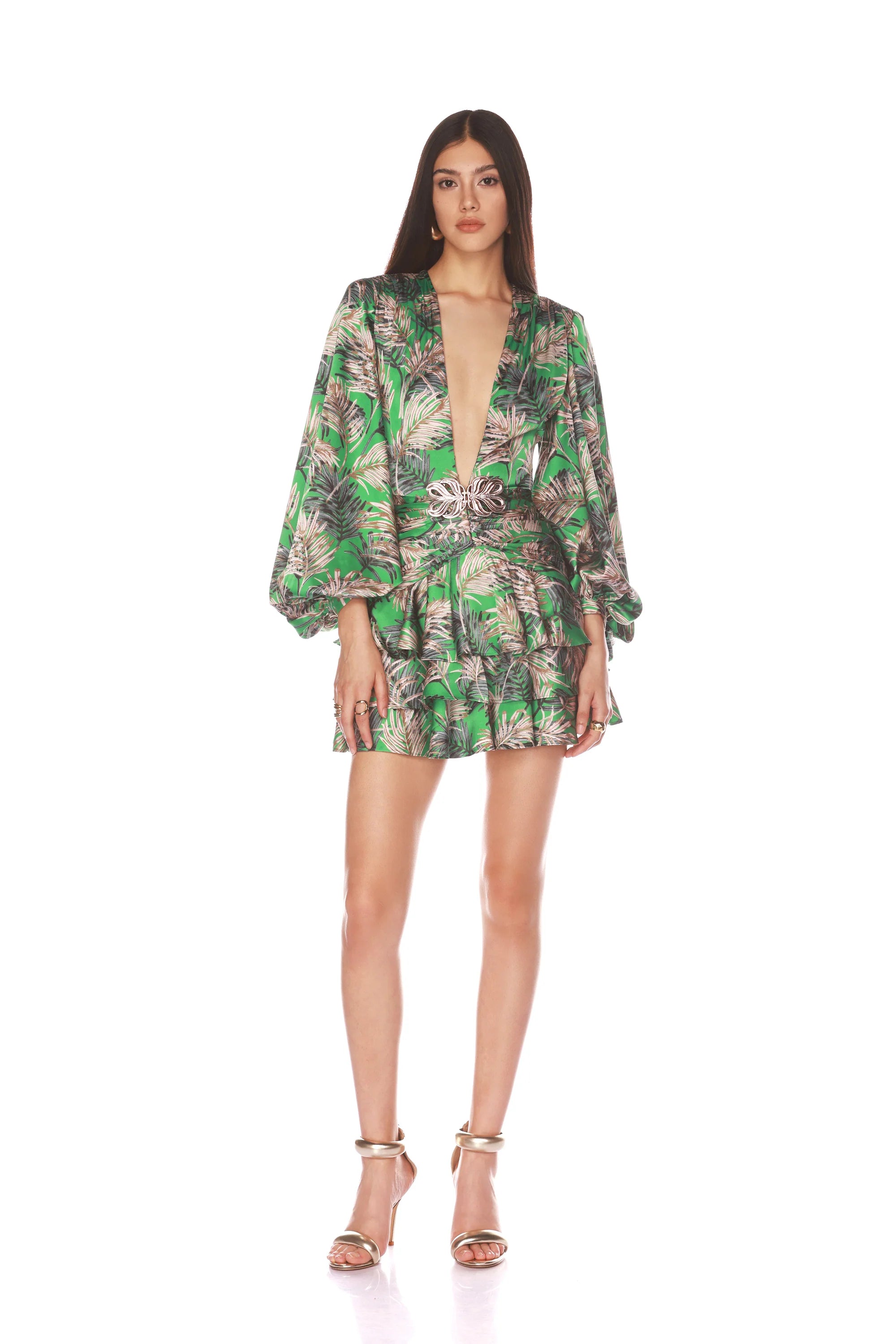 Bedouin Mini Dress - Green by Bronx And Banco | 25 South Boutiques