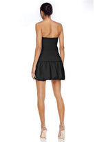 The Brielle Strapless Cocktail Dress - Black by ONE33 Social — alternate view