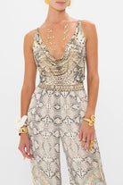 Cowl Neck Jersey Top - Ivory Tower Tales by Camilla | 25 South Boutiques