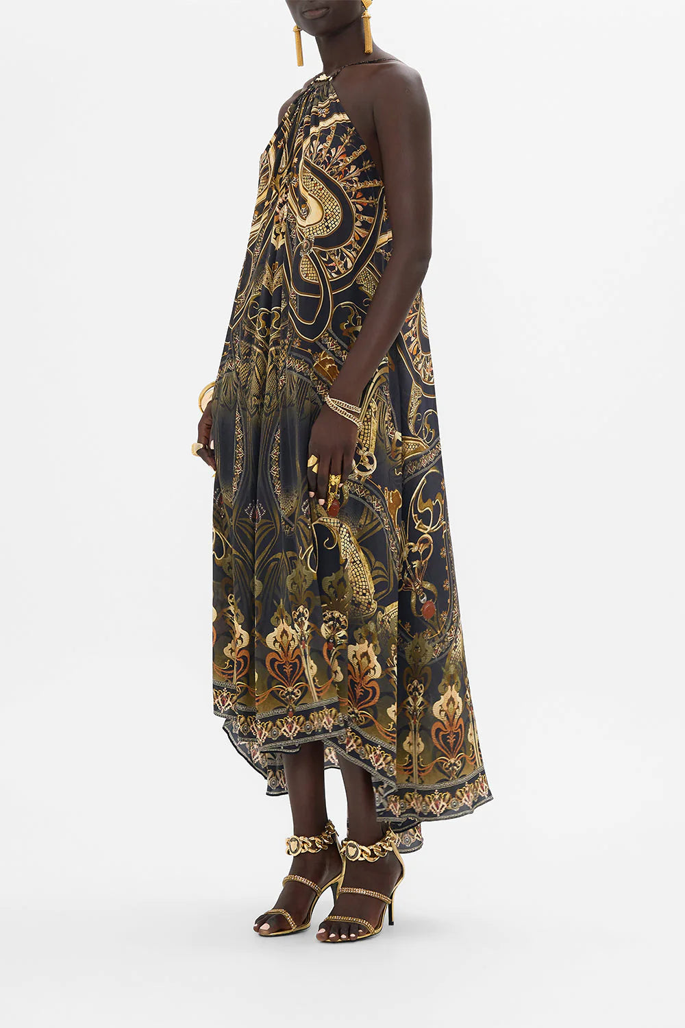 Gather Neck Hardware Maxi - Nouveau Noir by Camilla — view 3