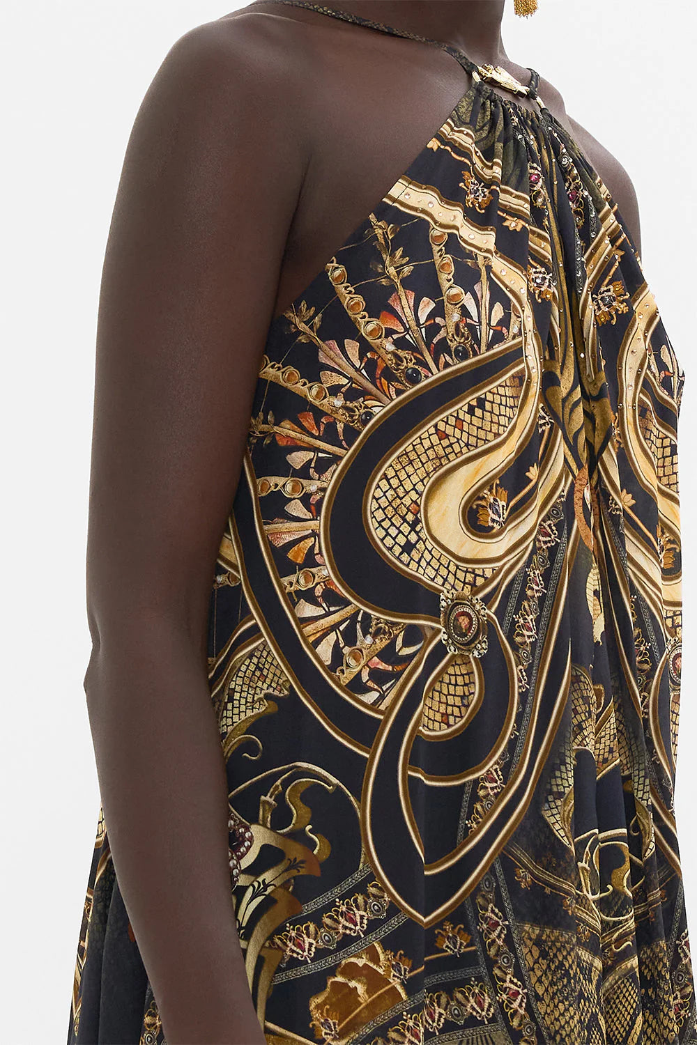 Gather Neck Hardware Maxi - Nouveau Noir by Camilla — view 5