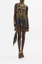 Back Neck Tie Short Dress - Nouveau Noir by Camilla | 25 South Boutiques