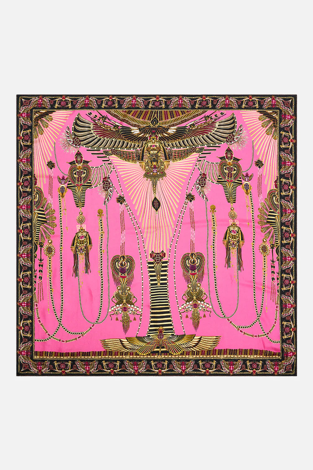 Large Square Scarf - Song of the Scarab by Camilla | 25 South Boutiques