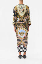 Long Split Front Twist Dress - Monarchy Mania by Camilla — view 4