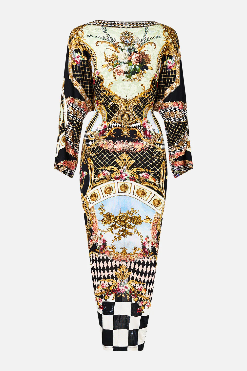 Long Split Front Twist Dress - Monarchy Mania by Camilla — view 7