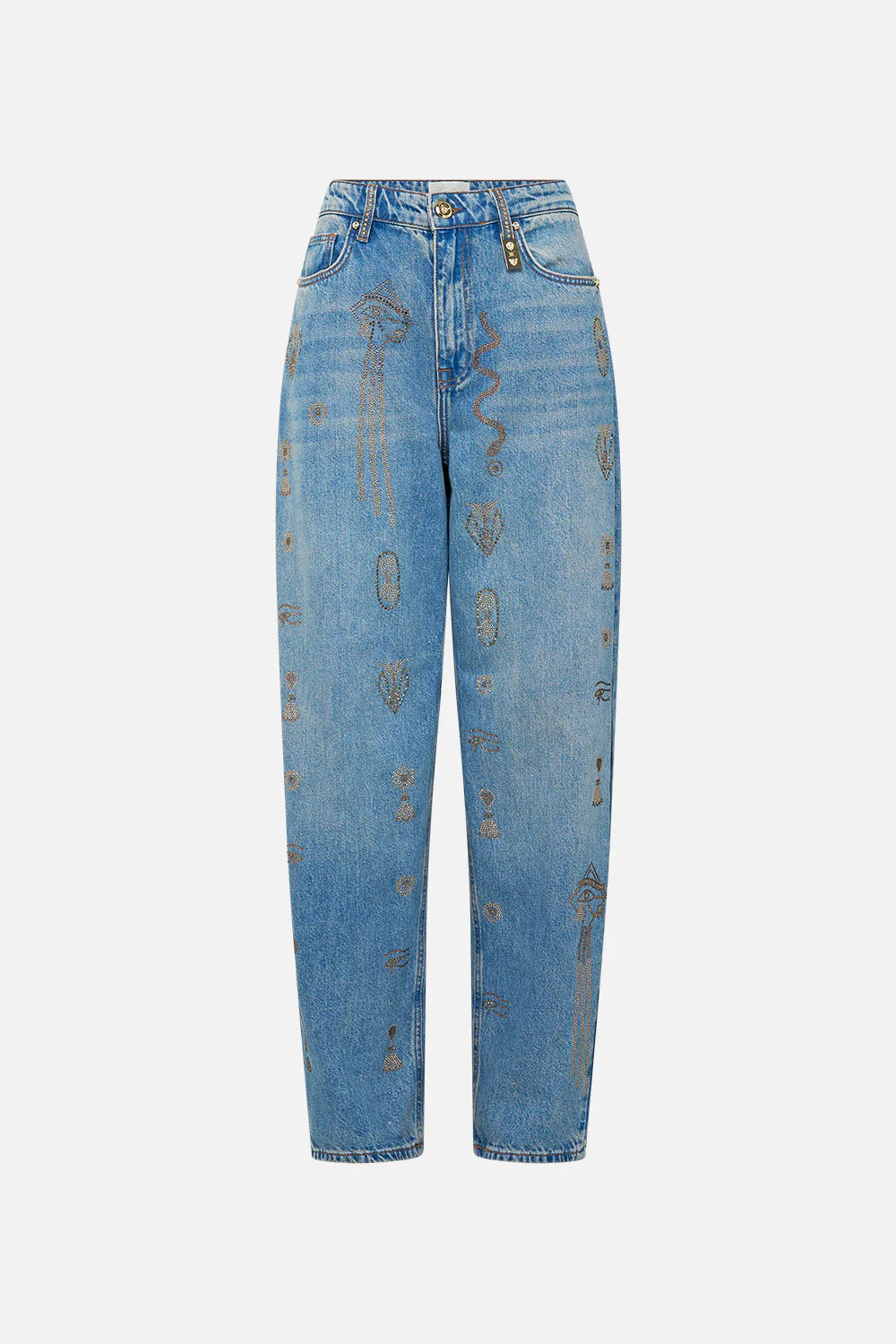 Milla Sacred Symbols Girlfriend Jean - Denim by Camilla — view 5