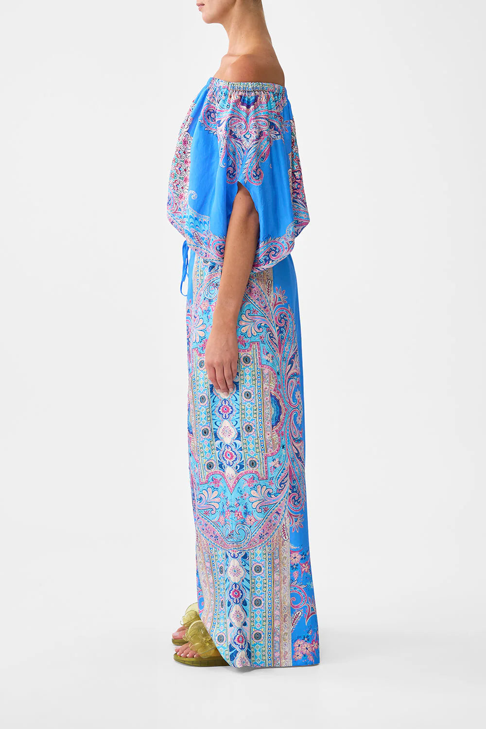 Off Shoulder Elastic Top - Footsteps in Folklore by Camilla — view 4