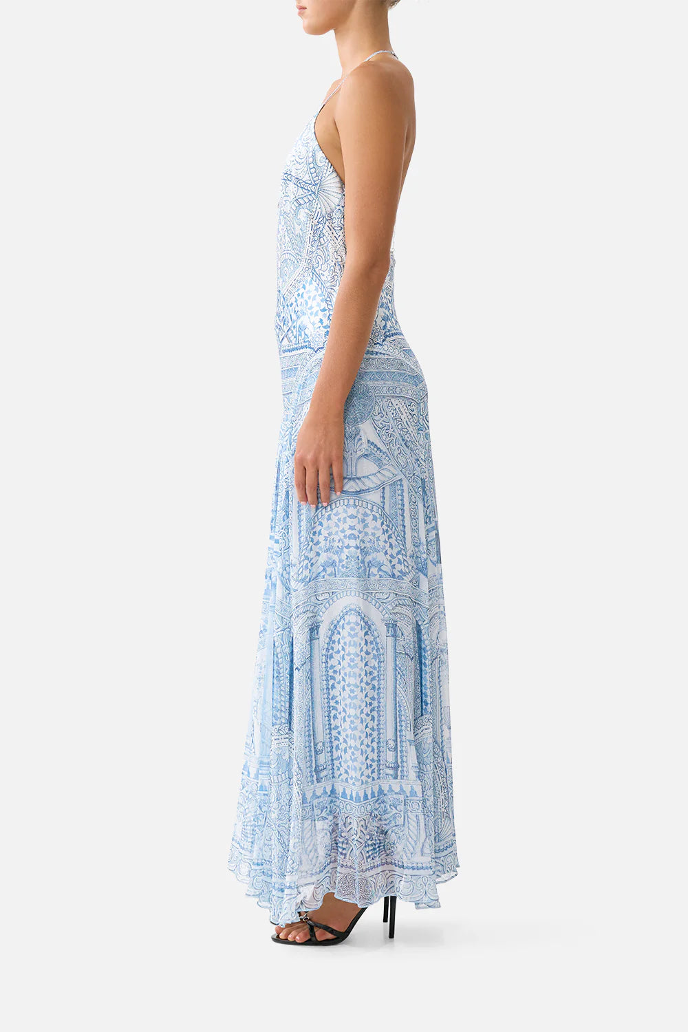 Hardware Detail Slip Dress - The Hum of the Alhambra by Camilla — view 3