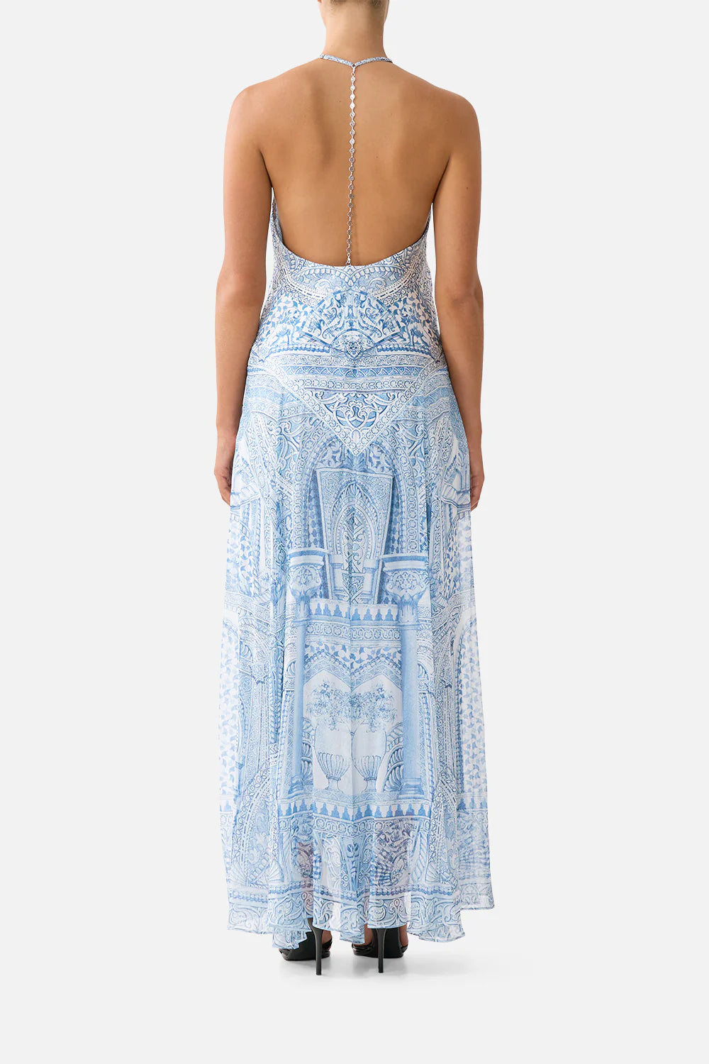 Hardware Detail Slip Dress - The Hum of the Alhambra by Camilla — view 4