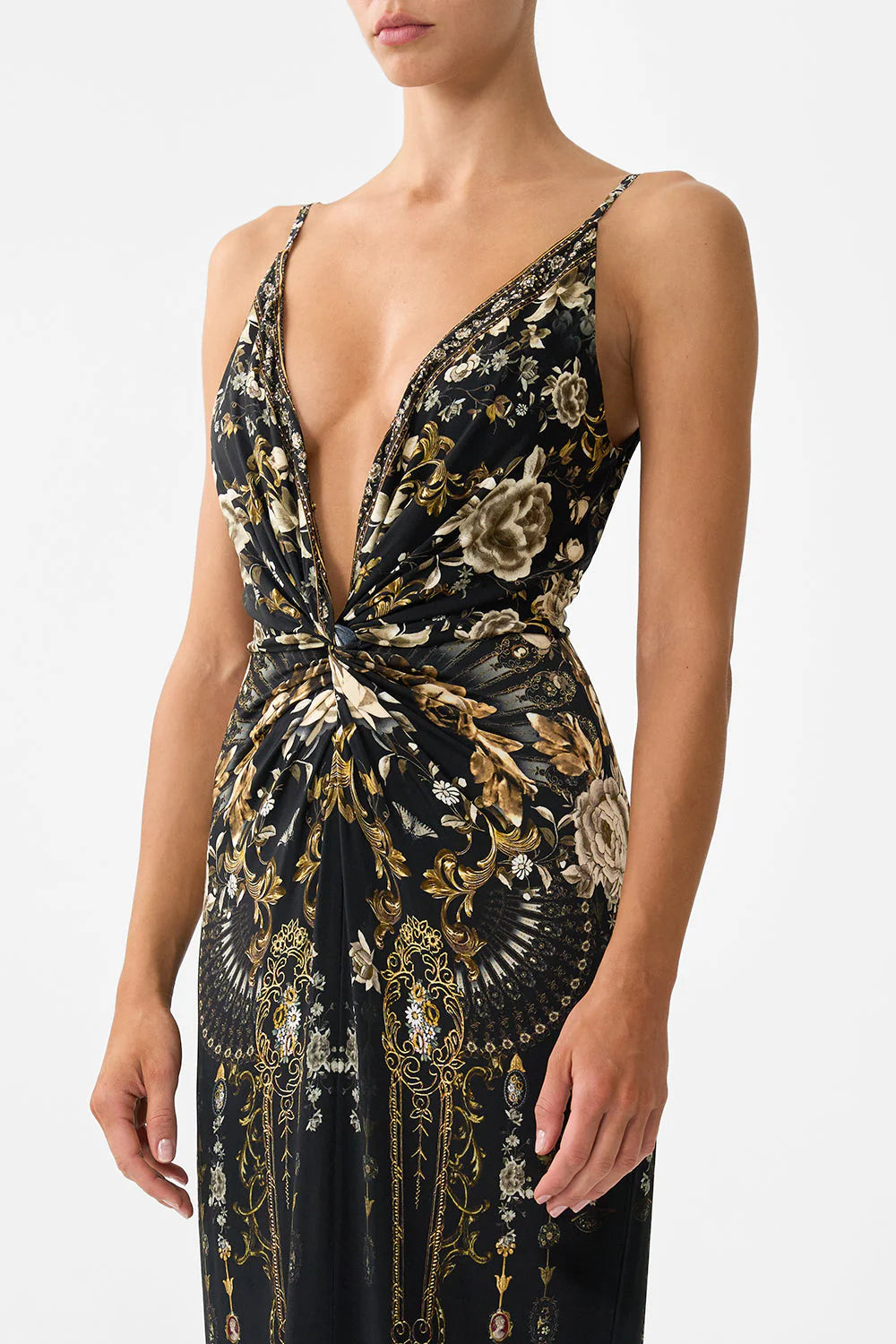 Strappy Twist Front Dress - Flamenco Folklore by Camilla — alternate view