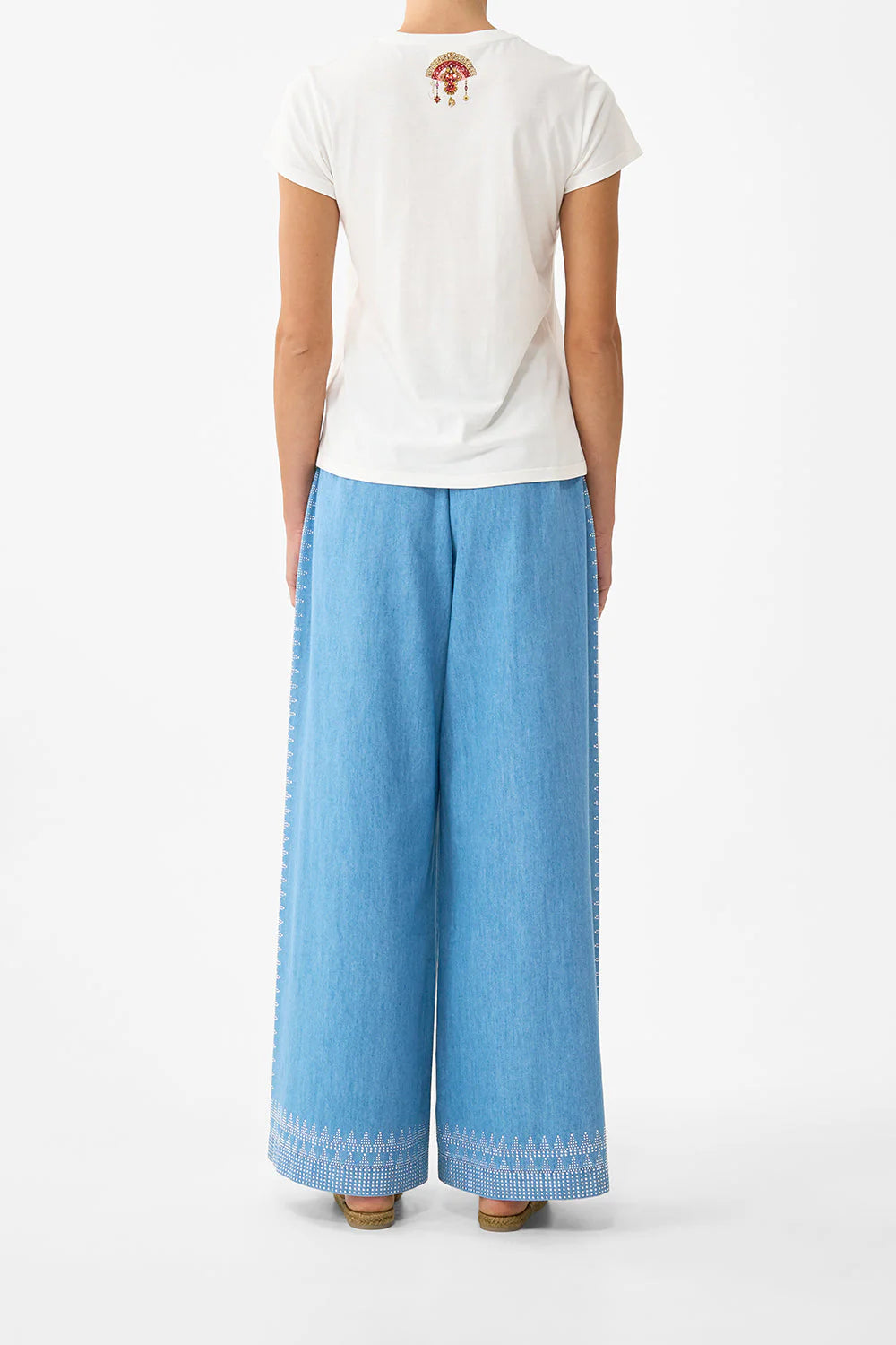 Slim Fit Round Neck T Shirt - Olé Olé by Camilla — view 4