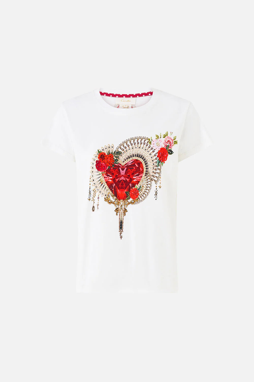 Slim Fit Round Neck T Shirt - Olé Olé by Camilla — view 5