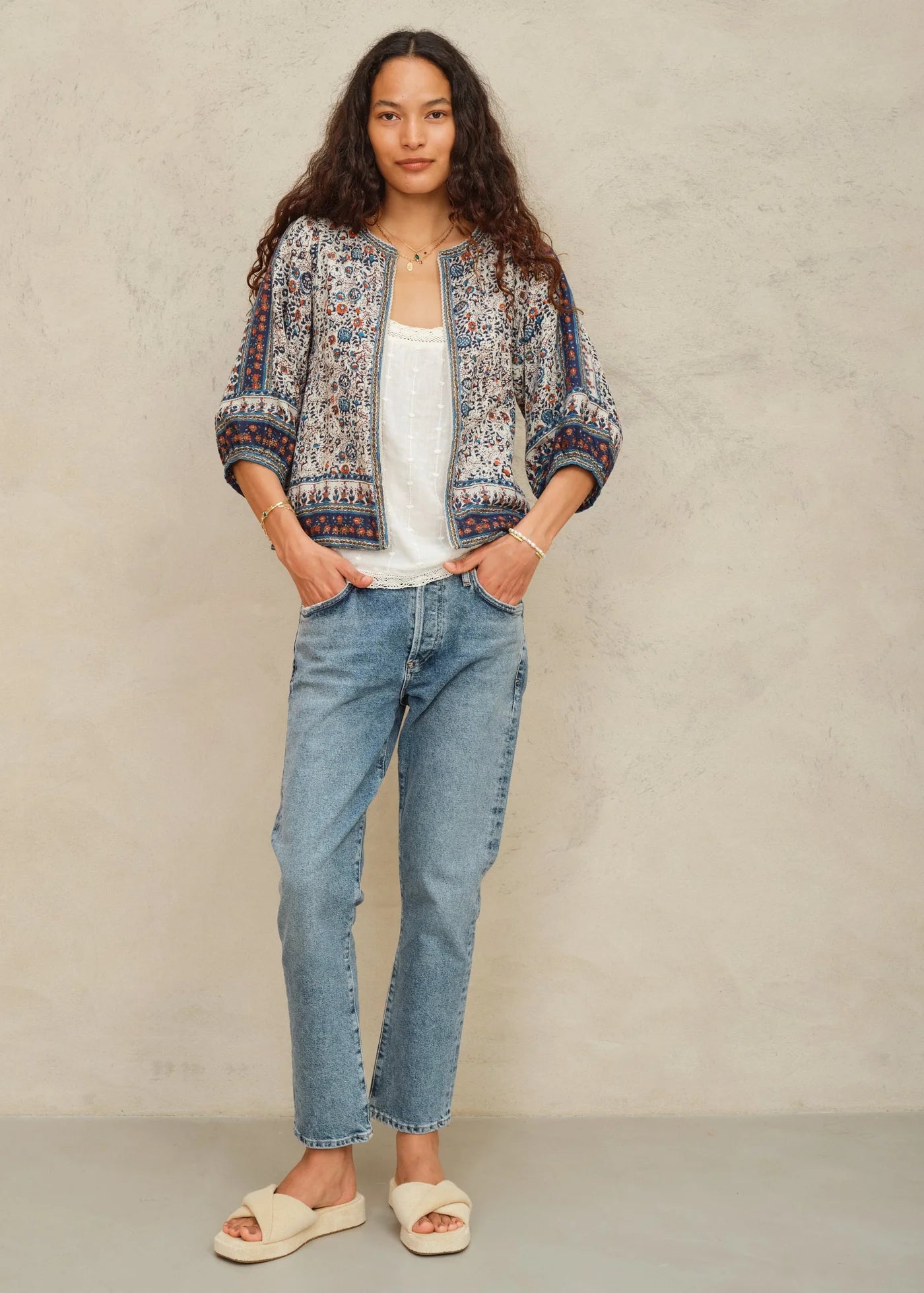Cass Jacket - Indigo Rust by M.A.B.E — view 4