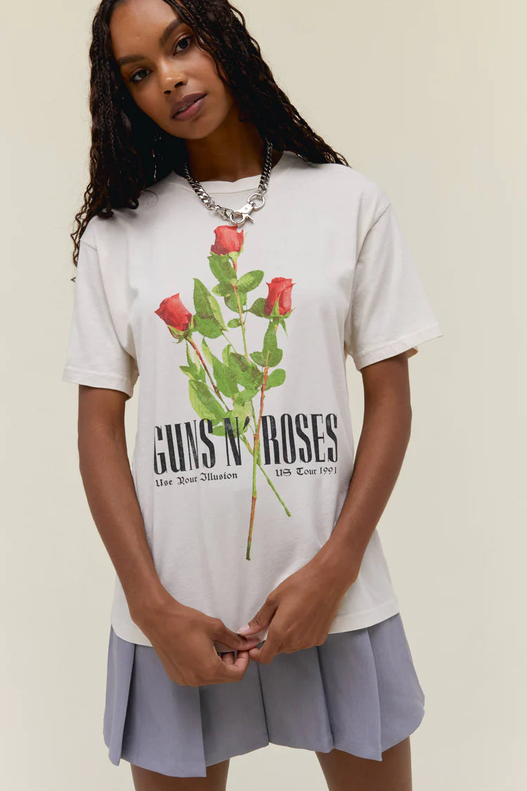 Guns N' Roses Use Your Illusion Tee - Dirty White by DayDreamer | 25 South Boutiques