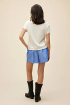 Willie Nelson Paisley Tee - Dirty White by DayDreamer — view 4