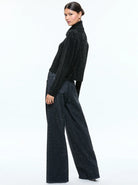 Corin Stone Pullover - Black by Alice & Olivia — view 3