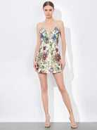 Tayla Mini Dress - Off White Multi by Alice & Olivia | 25 South Boutiques
