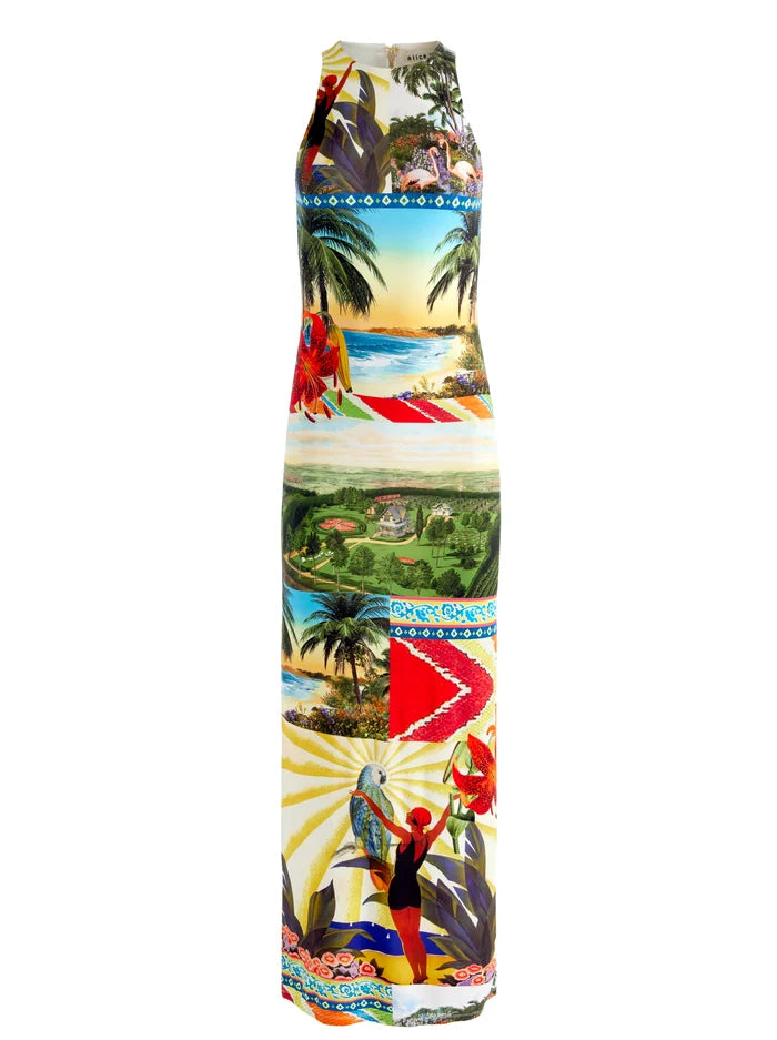 Pania Maxi Dress - Island Dreams by Alice & Olivia — view 6