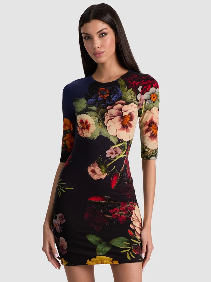 Delora Mini Dress - Magic Garden Gradient by Alice & Olivia — alternate view