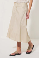Cotton Poplin Flared Skirt - Rope by Transit Par-Such — view 3