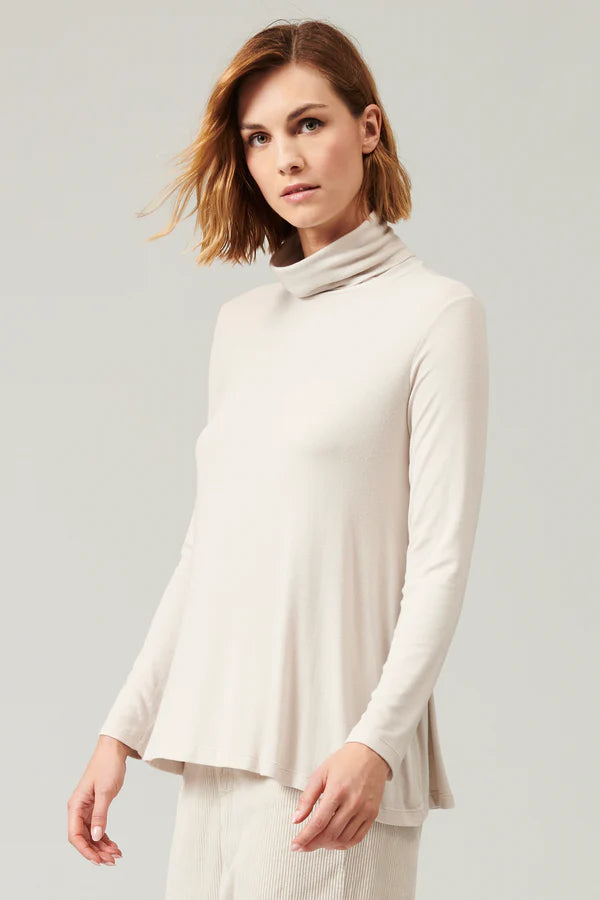 Flared Turtleneck - Sand by Transit Par-Such | 25 South Boutiques