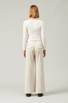 Palazzo Corduroy Trousers - Sand by Transit Par-Such — view 6