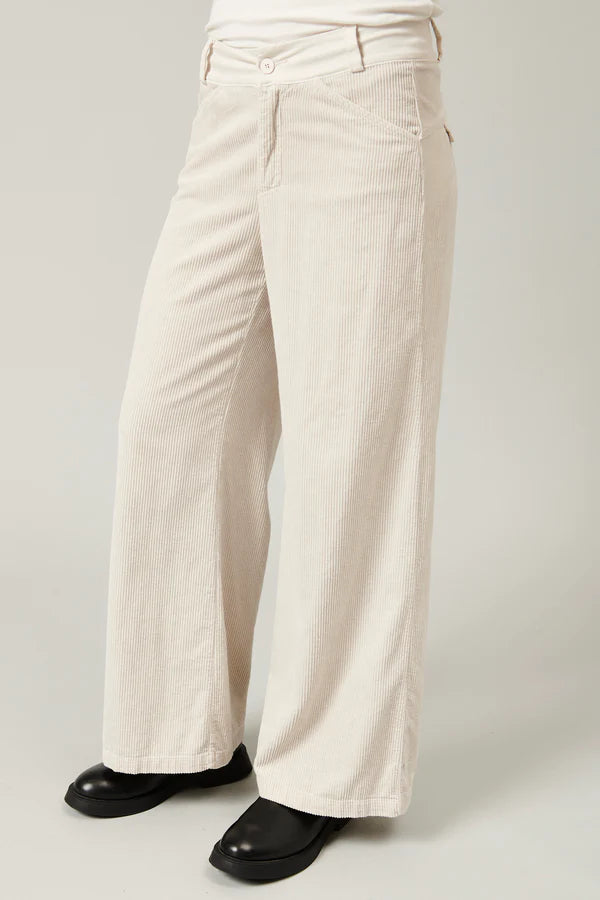 Palazzo Corduroy Trousers - Sand by Transit Par-Such — alternate view