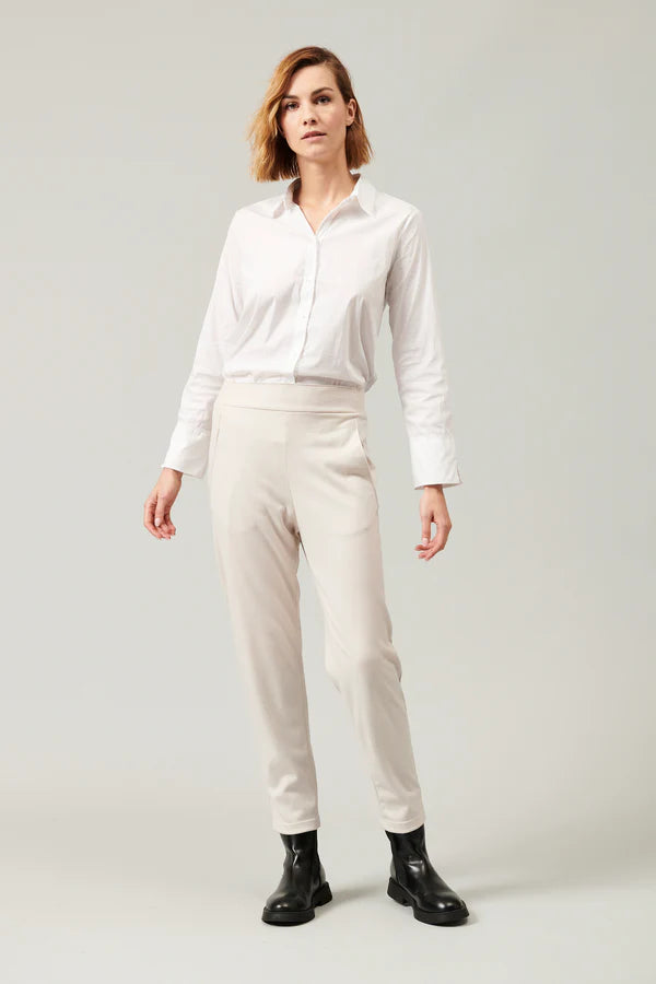 Regular Fit Boiled Wool Knit Trousers - Ice by Transit Par-Such | 25 South Boutiques