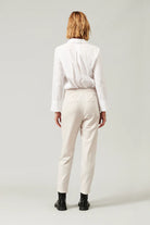 Regular Fit Boiled Wool Knit Trousers - Ice by Transit Par-Such — view 5