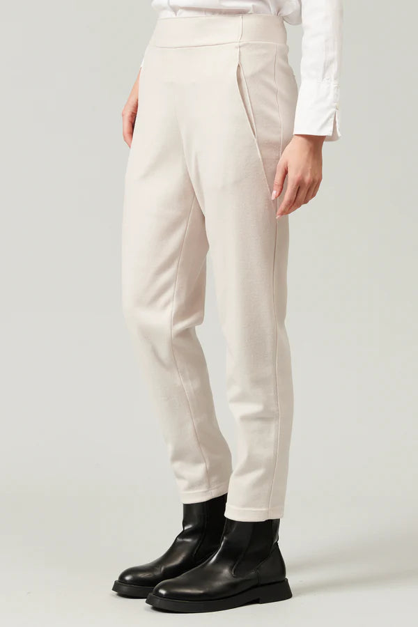 Regular Fit Boiled Wool Knit Trousers - Ice by Transit Par-Such — alternate view
