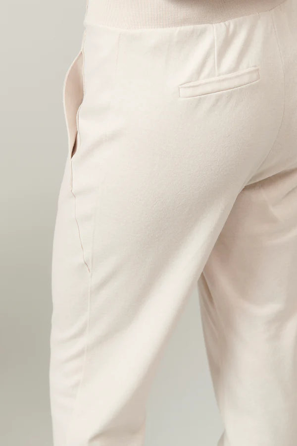 Regular Fit Boiled Wool Knit Trousers - Ice by Transit Par-Such — view 4