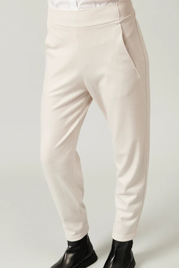 Regular Fit Boiled Wool Knit Trousers - Ice by Transit Par-Such — view 3