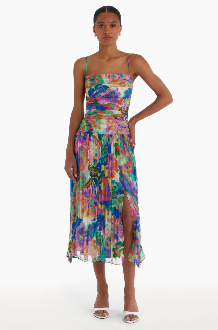 Lumiere Dress - Fleetwood Print by Amanda Uprichard | 25 South Boutiques