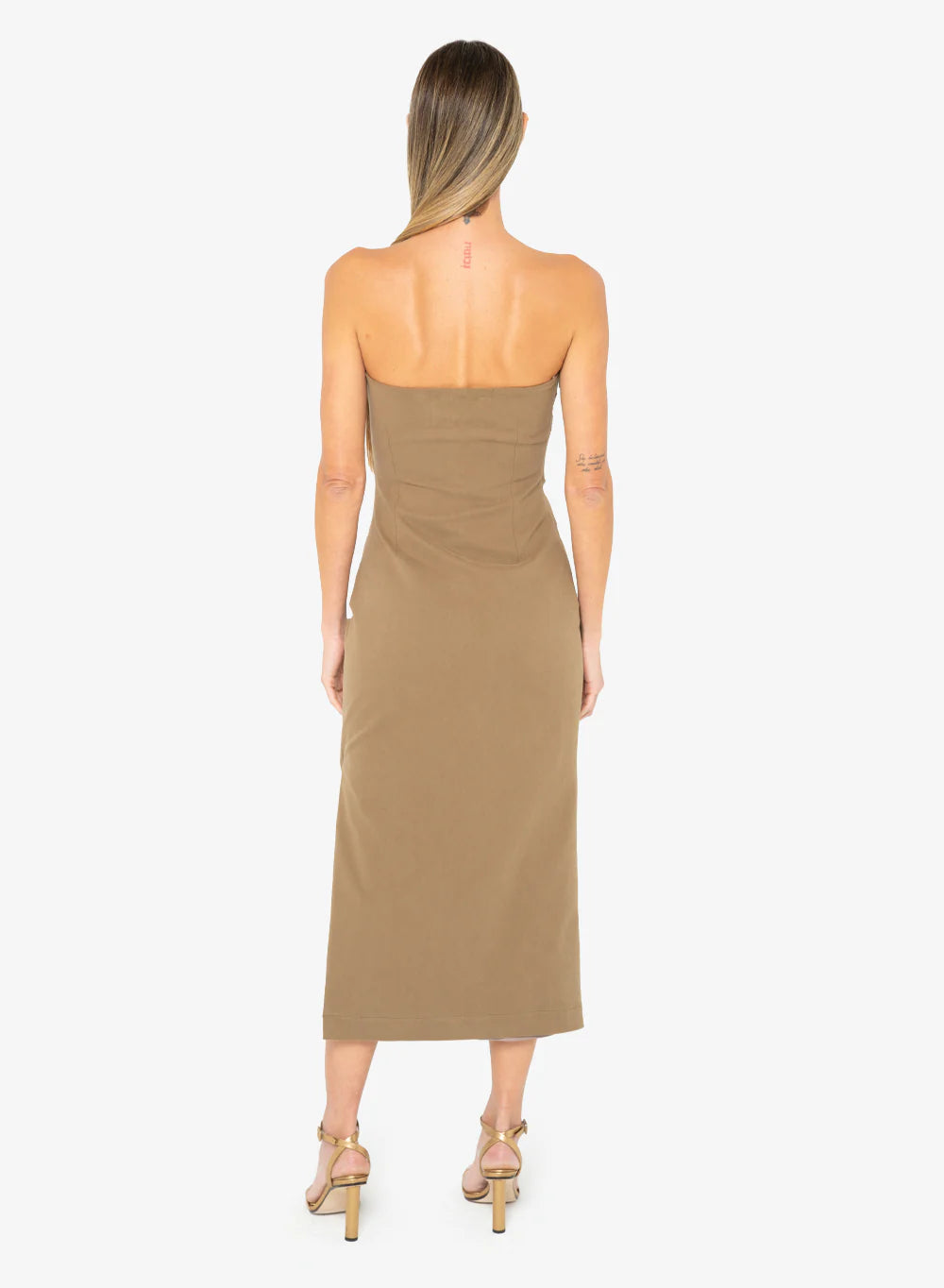 Charlie Dress - Taupe by Just Bee Queen — view 4