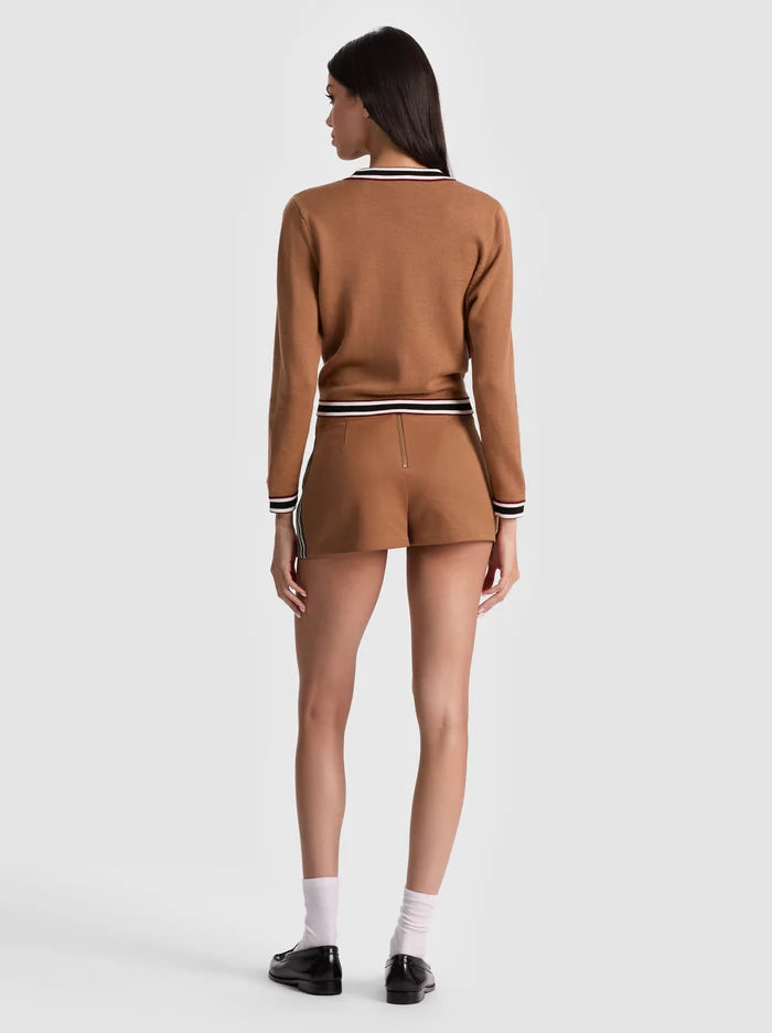 Kingsley Cardigan - Tan Multi by Alice & Olivia — view 3