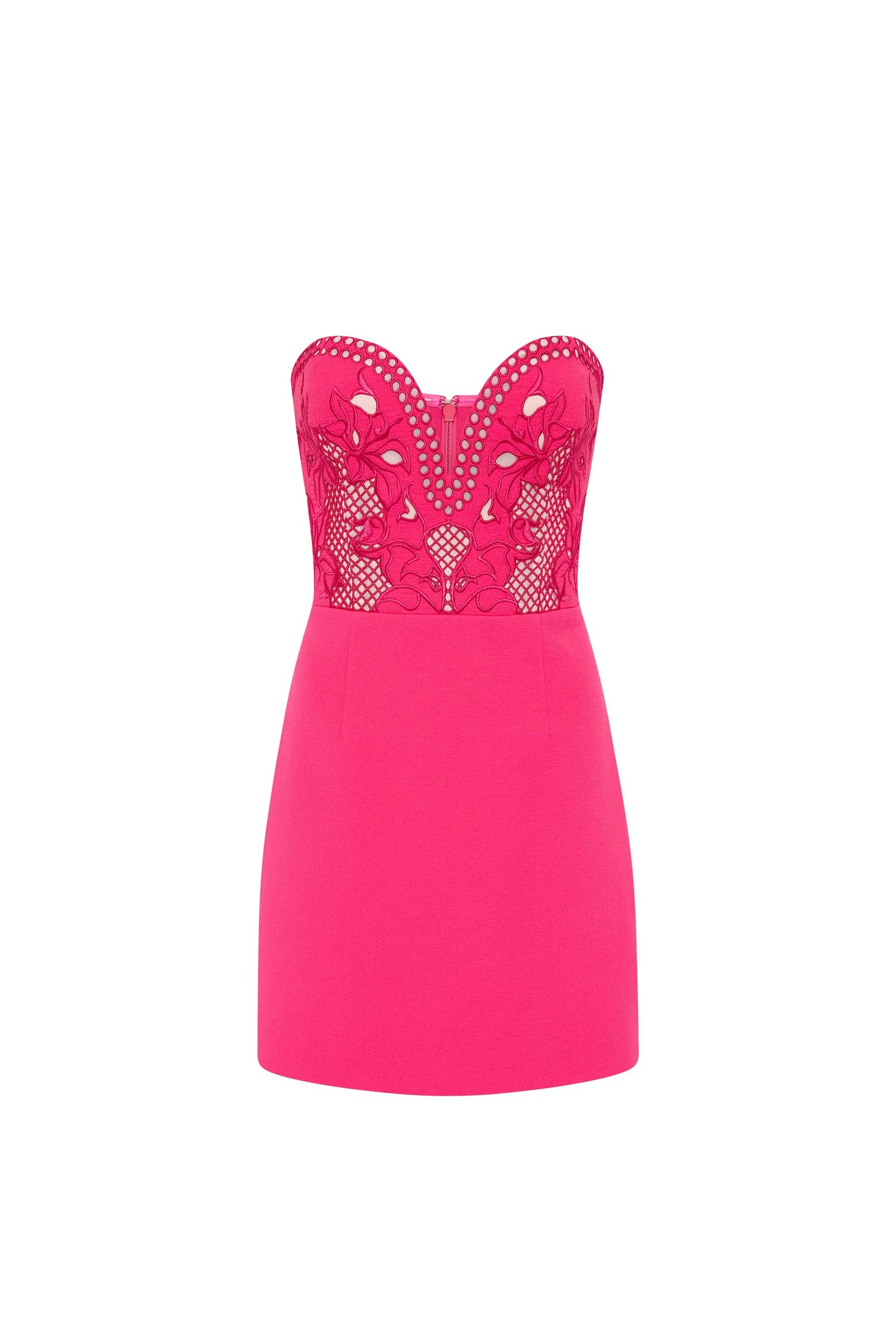 Claudia Mini Dress - Raspberry by Rebecca Vallance — view 5