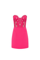 Claudia Mini Dress - Raspberry by Rebecca Vallance — view 5